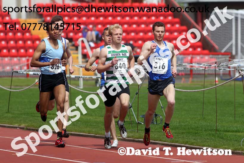 Senior men, North East Track and Field Champs., Gateshead. Photo: David T. Hewitson/Sports for All Pics